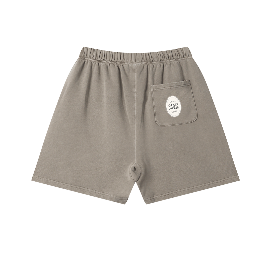 Unisex Vintage Wash Cotton Shorts