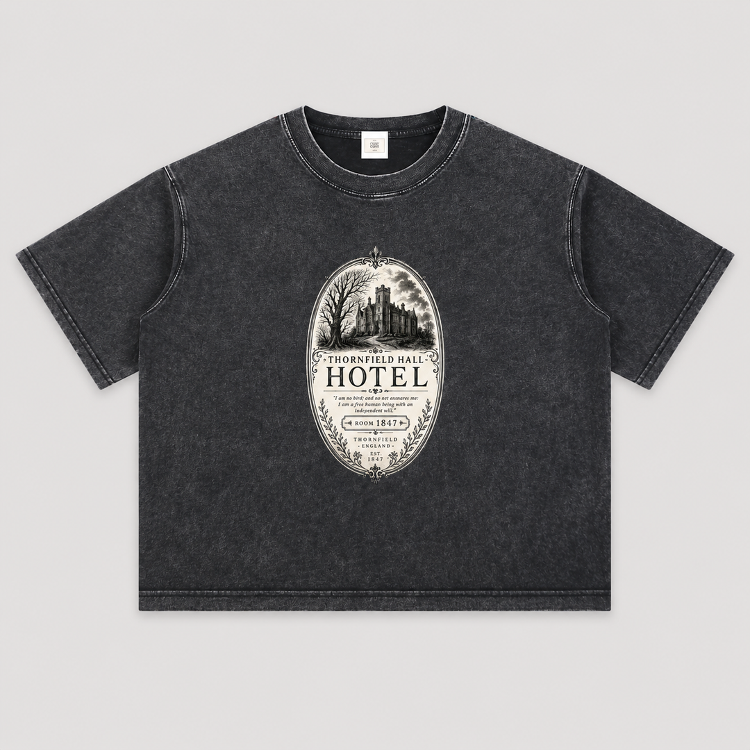 Thornfield Hall Jane Eyre Hotel Tee
