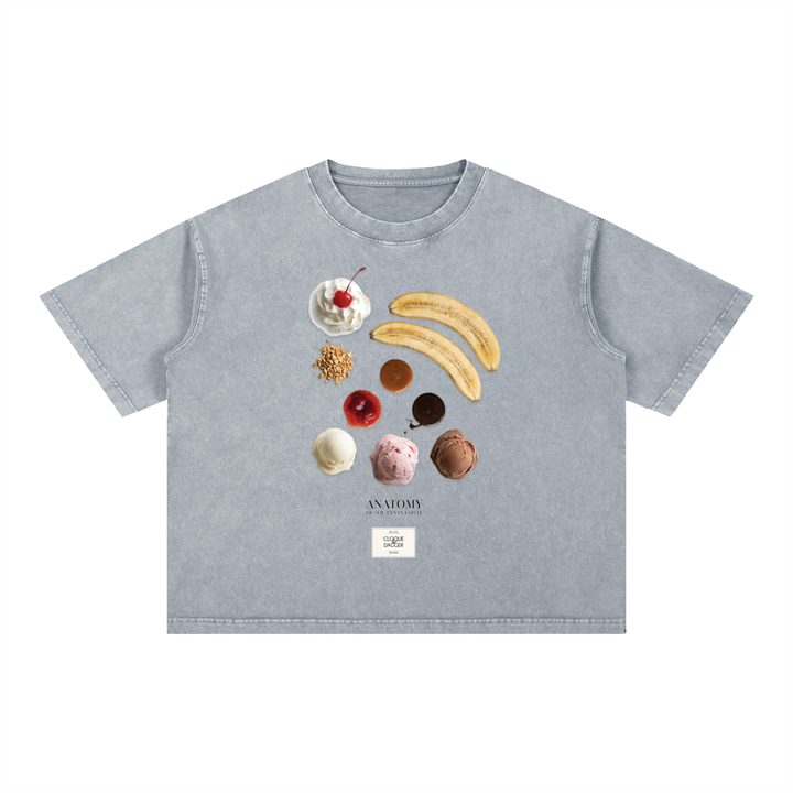 Mineral Wash Boxy Cotton T-Shirt