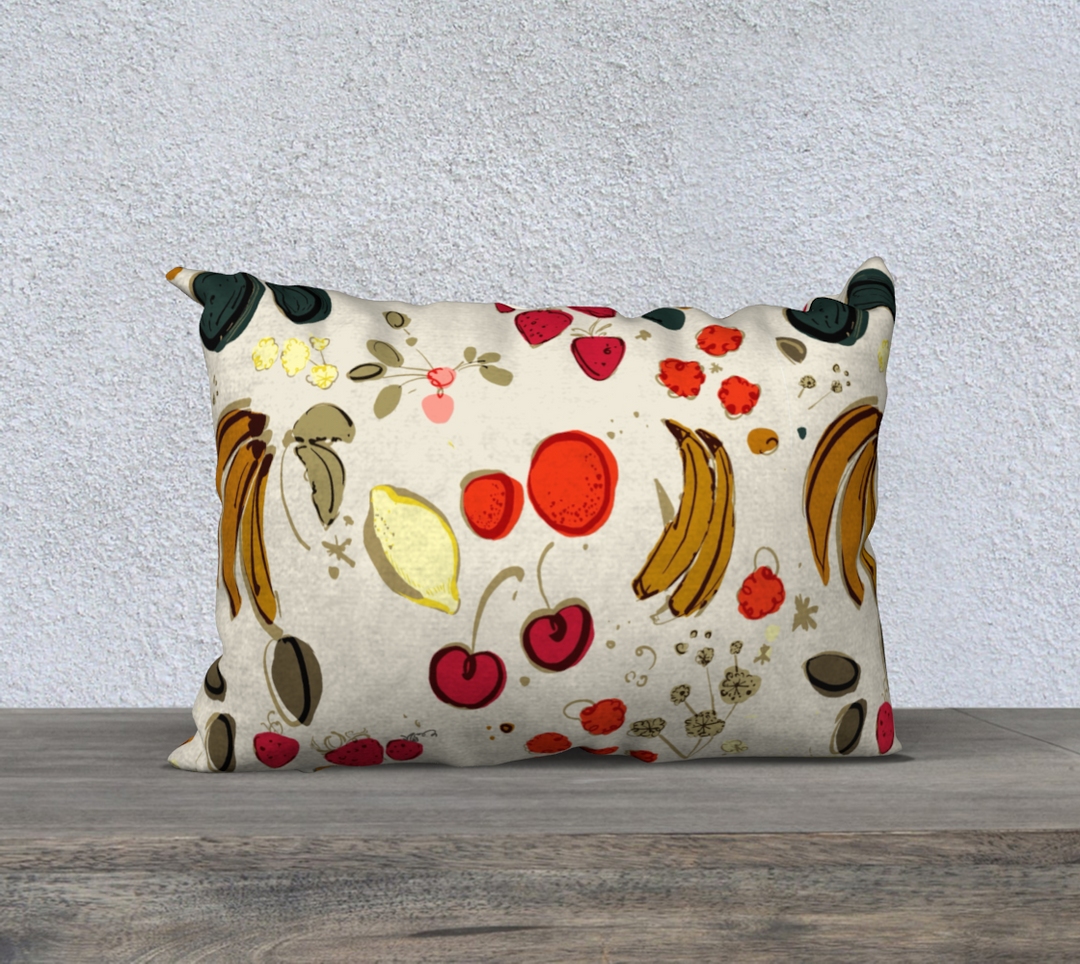 Rio Summer Fruit Pillow (Case)