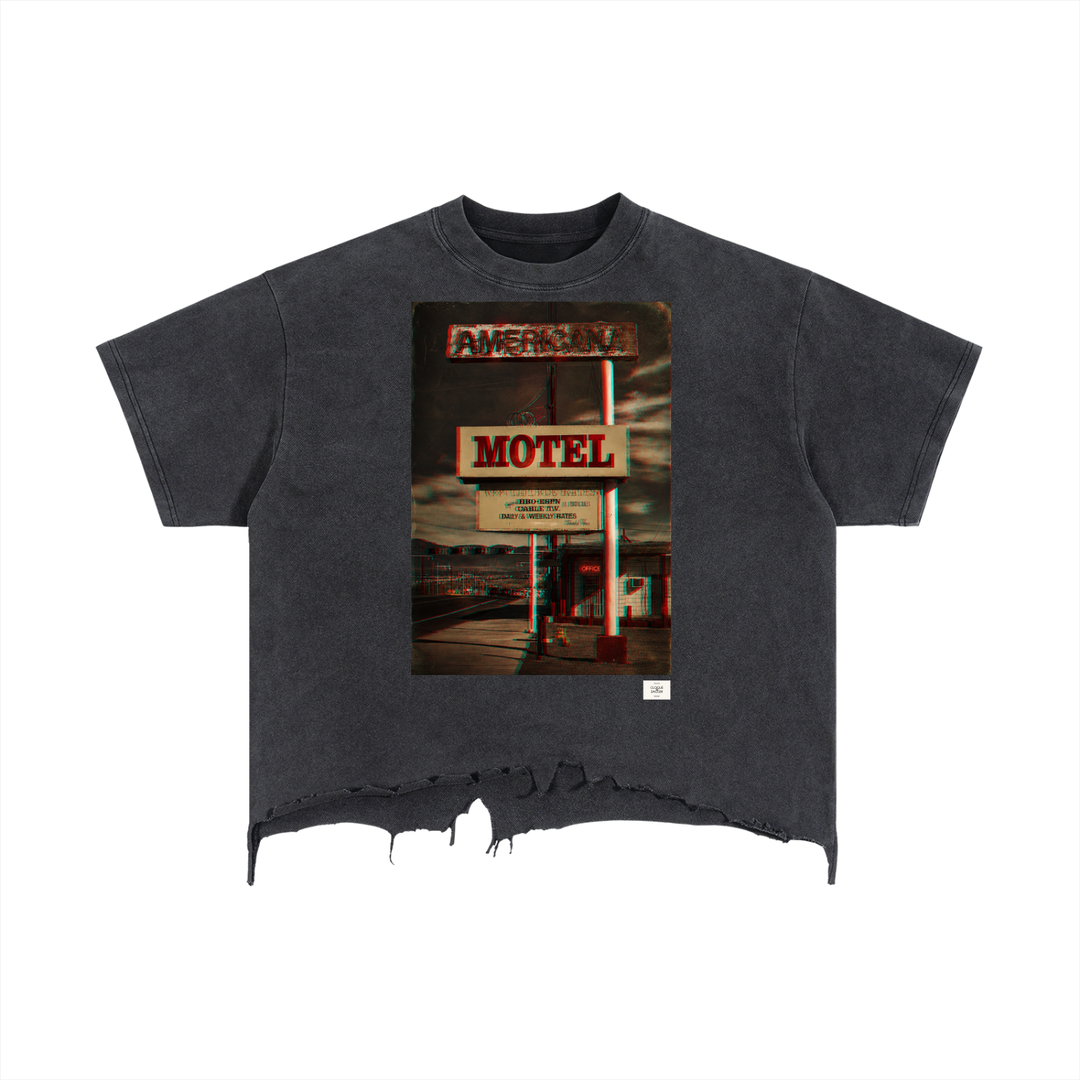 Americana Motel Distressed T-Shirt