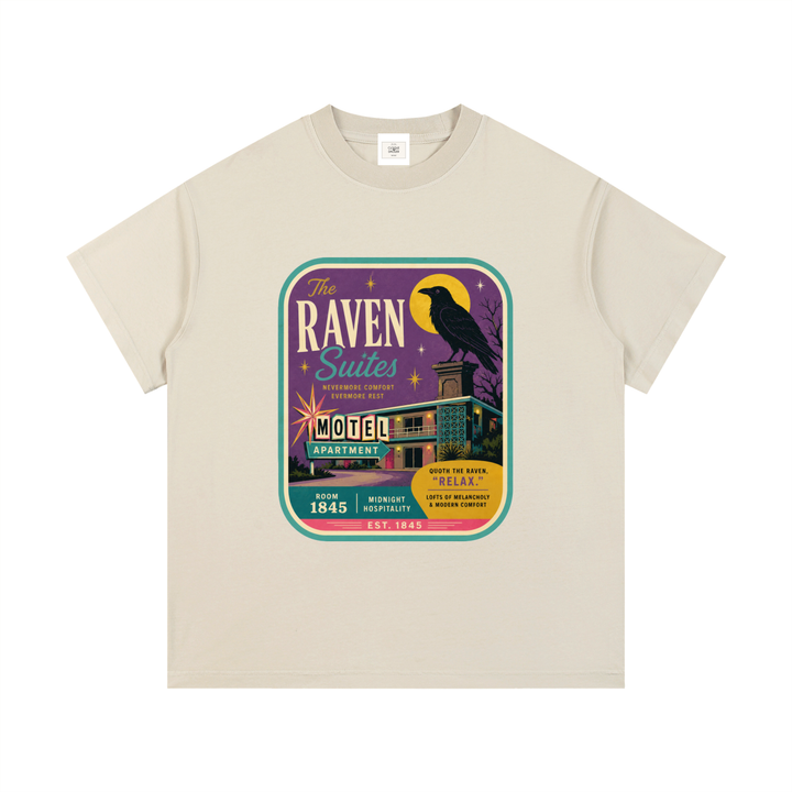Poes The Raven Retro Tee
