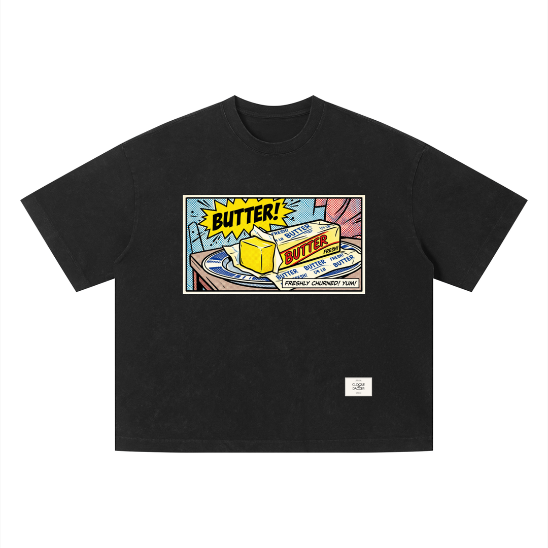 Butter Bam Vintage Wash Boxy T-Shirt