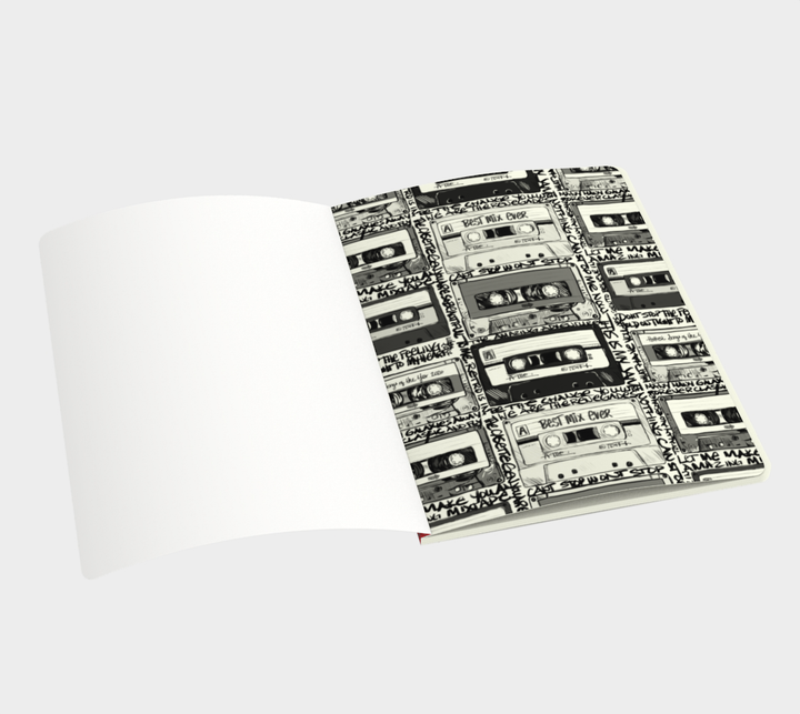 Retro Mix Tapes Notebook