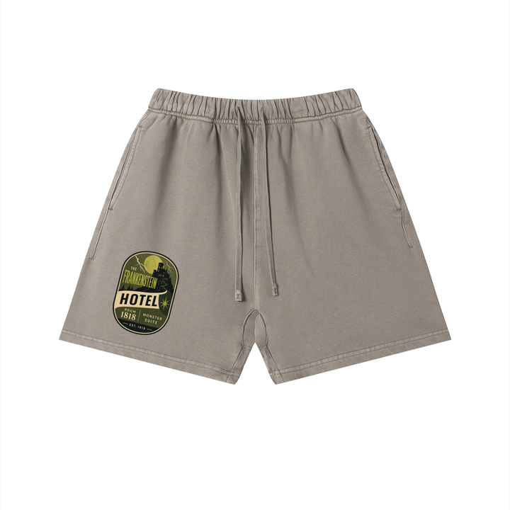 Unisex Vintage Wash Cotton Shorts