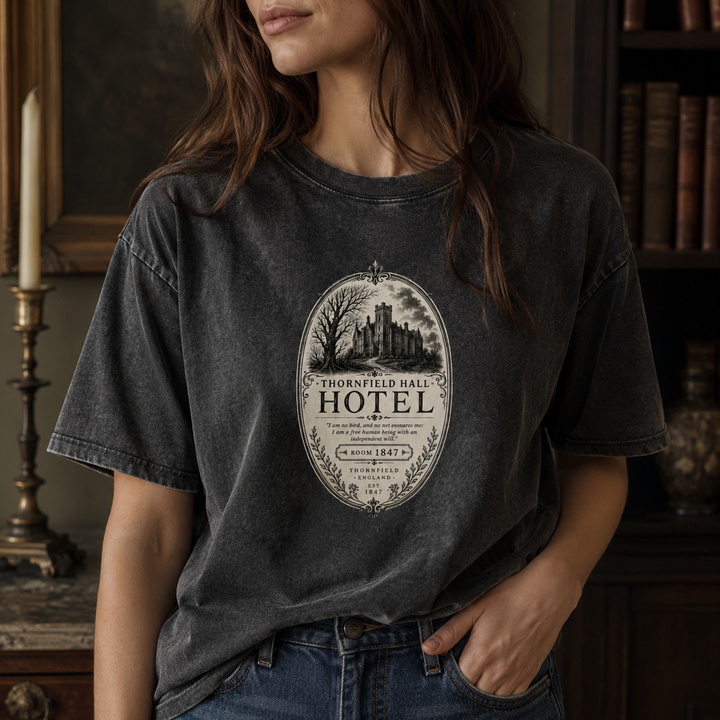 Thornfield Hall Jane Eyre Hotel Tee