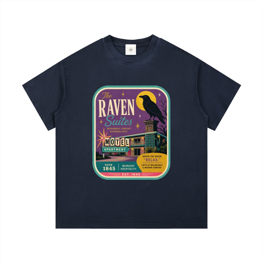 Poes The Raven Retro Tee