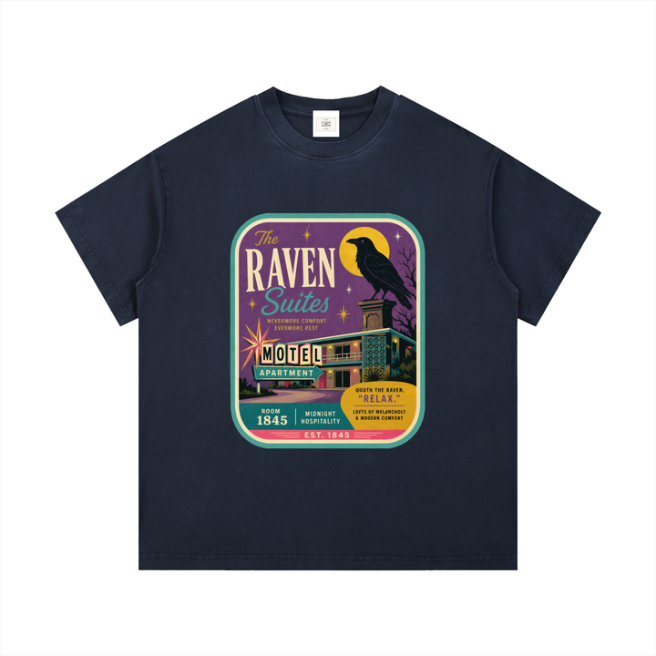 Poes The Raven Retro Tee