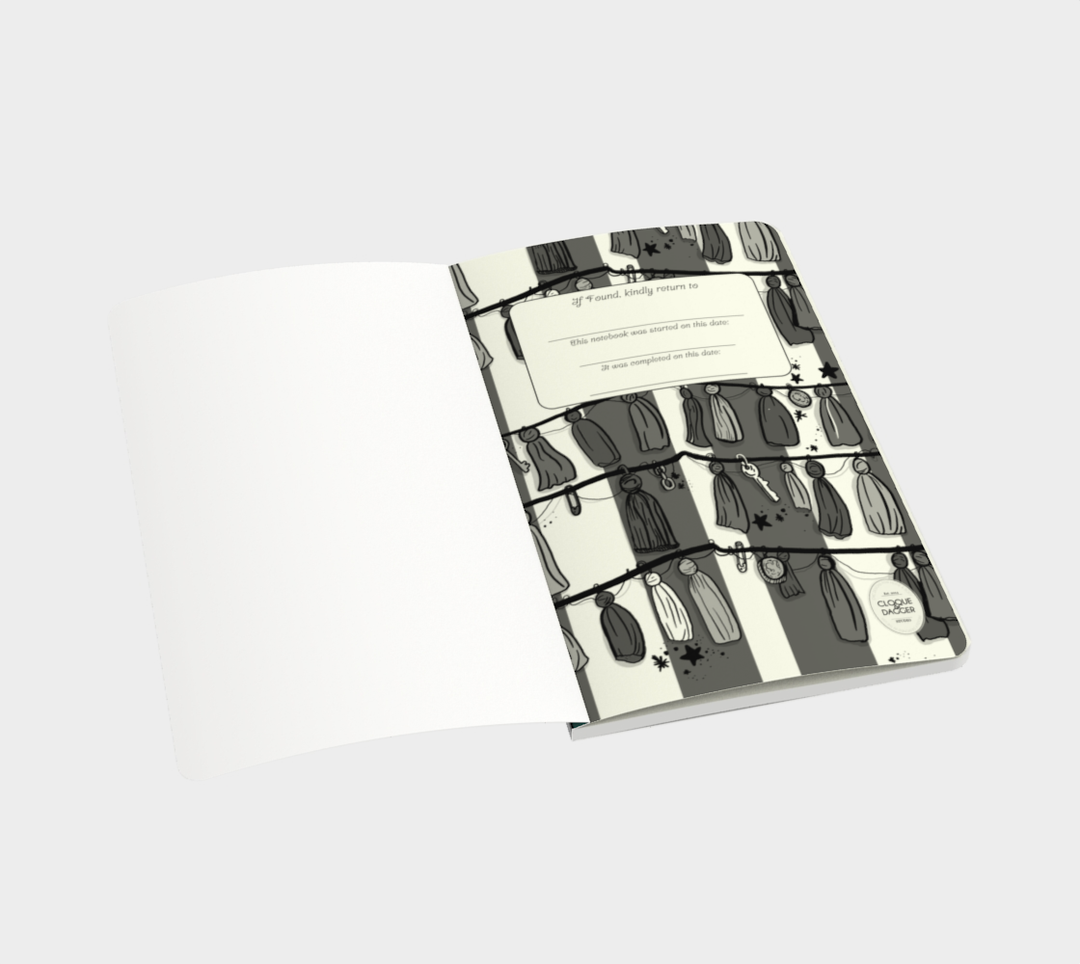 Italian Summer Tassel Notebook