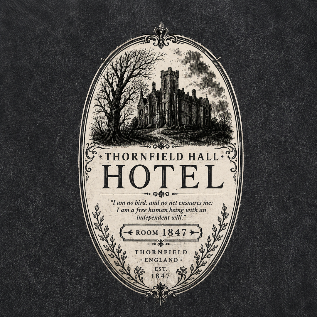 Thornfield Hall Jane Eyre Hotel Tee