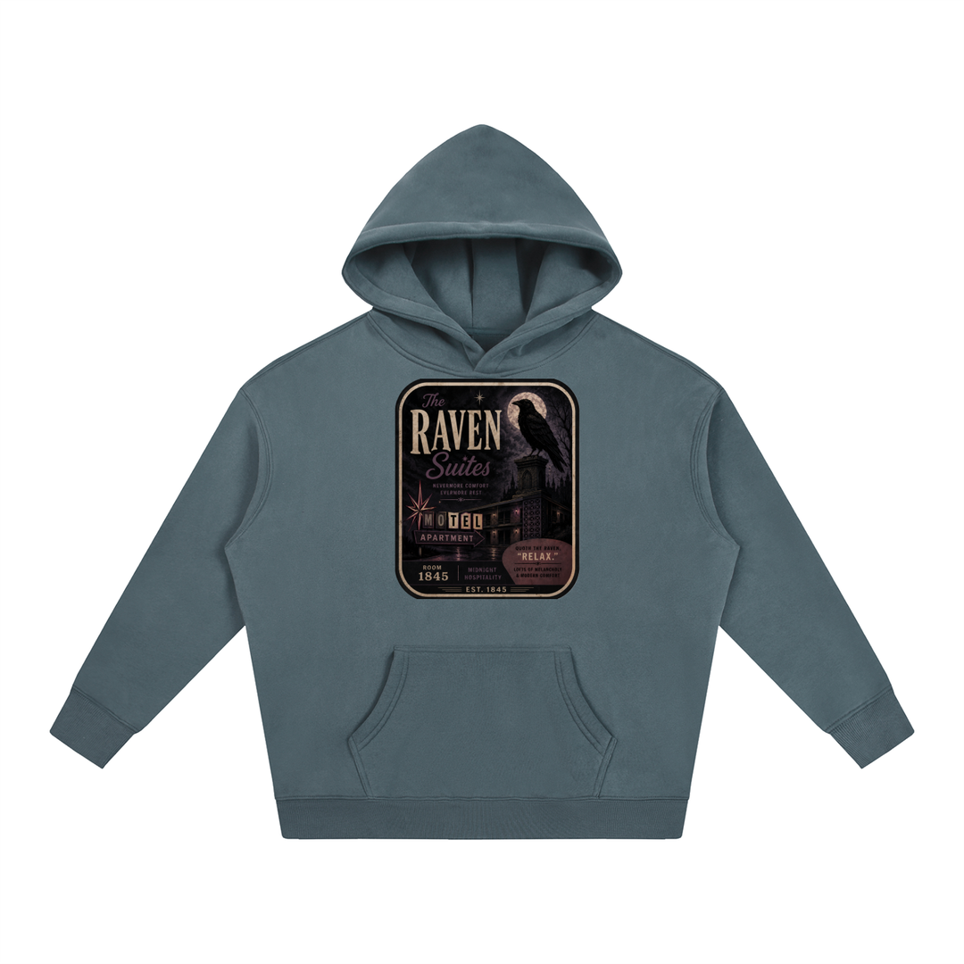 Retro Hotel The Raven Oversized Hoodie