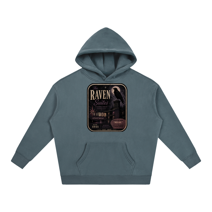 Retro Hotel The Raven Oversized Hoodie