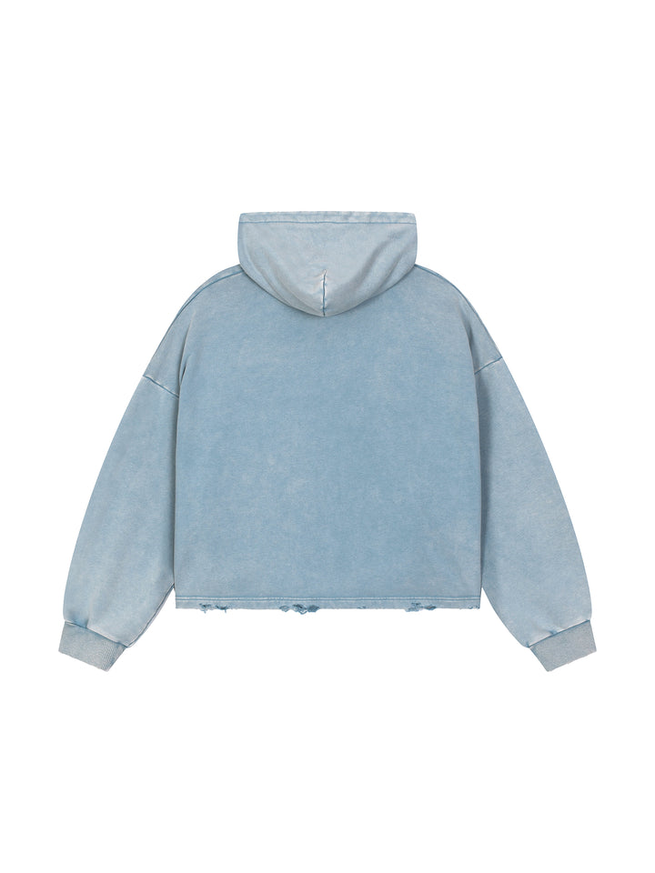 Vintage Wash Deconstructed Banana Split Hoodie