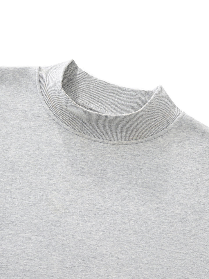 Maison Dracula Mock-Neck Crew Sweatshirt
