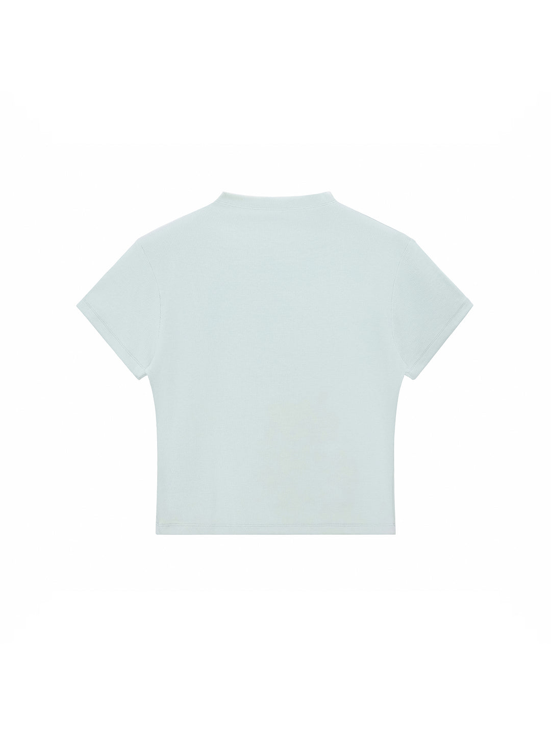 Little Women Motel Slim Fit Mock Neck T-Shirt