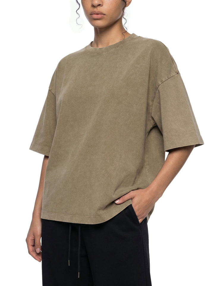 Tropical Botanical Illustrations Vintage Wash Boxy T-Shirt