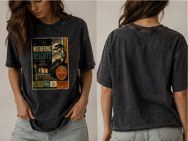 Wuthering Heights Inn Boxy Washed Tee