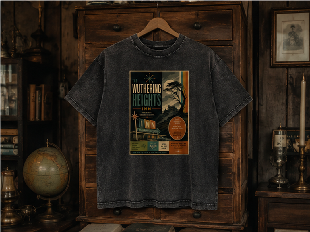 Wuthering Heights Inn Boxy Washed Tee